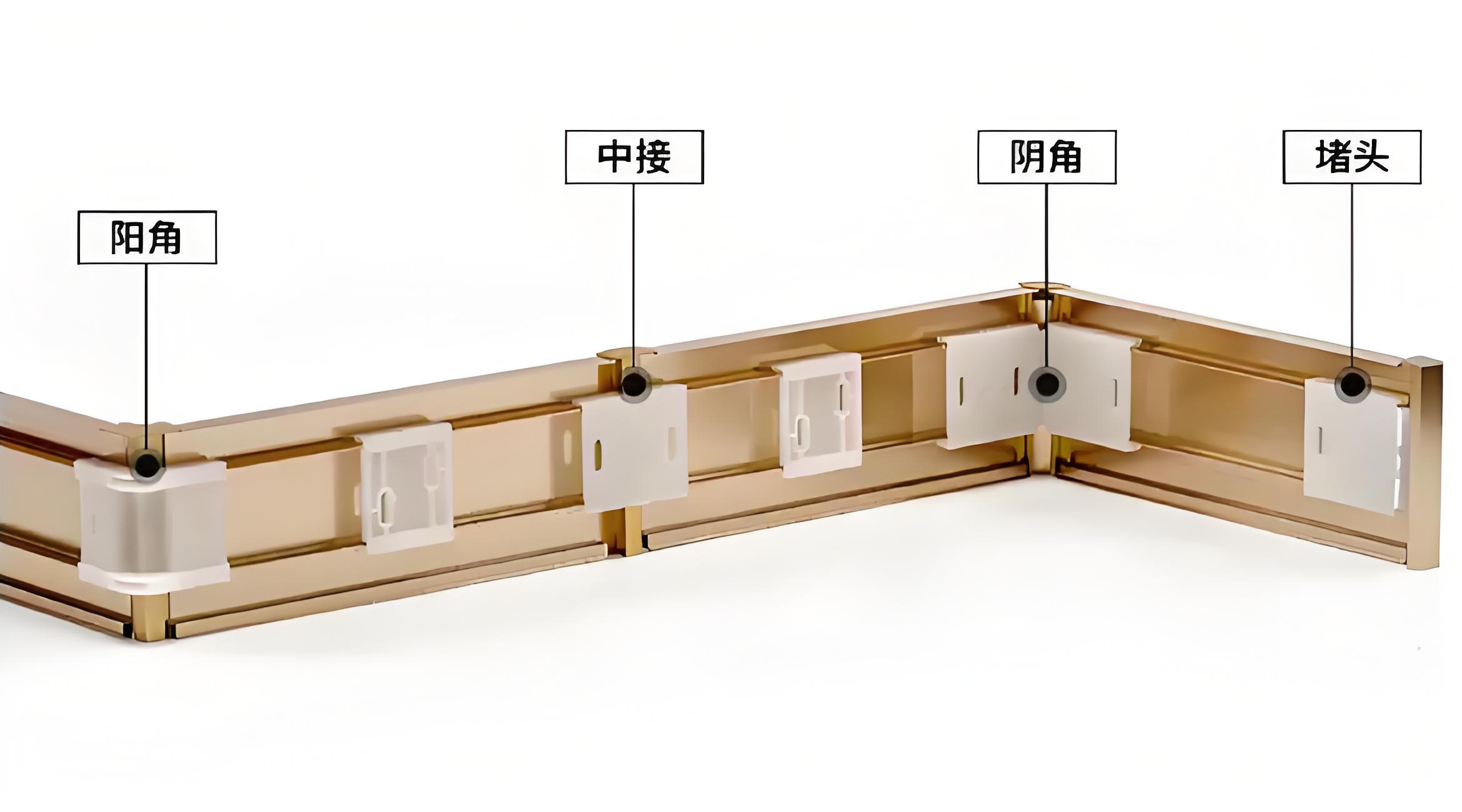 工程一般用多厚的鋁合金踢腳線